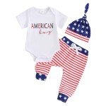 Baby Boy's 4th of July Outfit Set