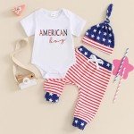 Baby Boy's 4th of July Outfit Set