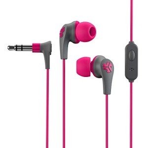 Pink JLab JBuds Pro Earbuds with Music Controls