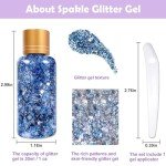 Red Chunky Body Glitter Gel for Festivals