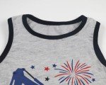 Patriotic 4th of July Tank for Toddler Boys