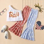 Toddler Girl 4th of July Outfit Set