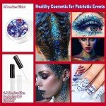 Colorful Chunky Body Glitter for Festive Looks