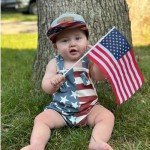 Stars and Stripes Baby Outfit for 4th of July