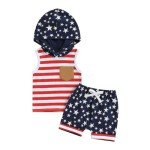 Baby Boy 4th of July Outfit - Flag Tank & Shorts