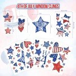 Patriotic Star Window Clings for 4th of July