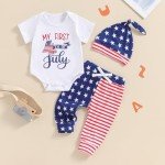 Baby Boys’ 4th of July Outfit Set