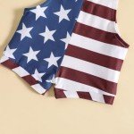 Stars and Stripes Baby Outfit for 4th of July