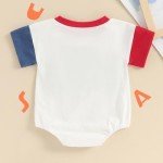 Fourth of July Baby Romper - USA Design
