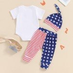 Baby Boys’ 4th of July Outfit Set