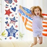 Patriotic Star Window Clings for 4th of July