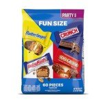 Assorted Fun Size Chocolate Bars – 60 Count