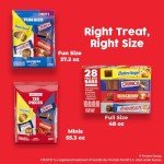 Assorted Fun Size Chocolate Bars – 60 Count