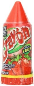 Lorena Candy Crayon Strawberry - 10 Count Pack