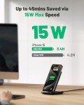 15W Fast Qi Wireless Charger with Adaptive Light