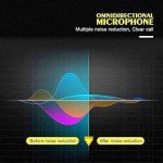 2-Pack Wired Earbuds with Microphone - Black & White