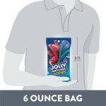 Blue Raspberry & Cherry Jolly Rancher Rope Candy 6 oz
