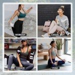 Black High Waisted Leggings with Pockets for Women