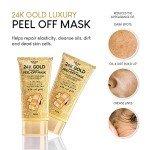 24K Gold Peel Off Face Mask for Radiant Skin