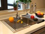Roll Up Dish Drying Rack for Over Sink
