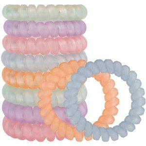 10-Pack Spiral Hair Ties - Stylish & Damage-Free
