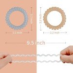 10-Pack Spiral Hair Ties - Stylish & Damage-Free