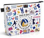 Volleyball Makeup Bag - Perfect Gift for Teens