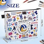 Volleyball Makeup Bag - Perfect Gift for Teens