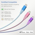 3-Pack 6FT Lightning Cable for iPhone