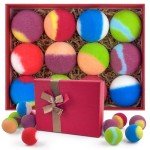 12PCS Essential Oil Bath Bomb Set under $10