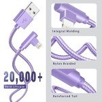 3-Pack MFi Certified 6FT iPhone Charging Cables