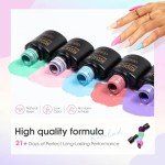 30PCS Gel Nail Polish Set - Classic Colors & Coats