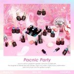 30PCS Gel Nail Polish Set - Classic Colors & Coats