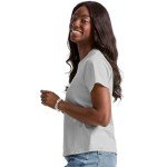 Hanes Women's Cotton Crewneck Tee - Light Steel