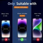 3 Pack Privacy Screen Protectors for iPhone 14 Pro Max
