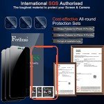 3 Pack Privacy Screen Protectors for iPhone 14 Pro Max