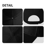 Personalized Adjustable Black Baseball Caps for Everyone