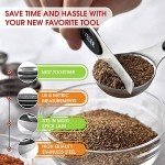 Magnetic Stainless Steel Measuring Spoons Set of 8