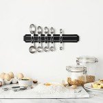 Magnetic Stainless Steel Measuring Spoons Set of 8