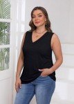 Women’s Casual V-Neck Loose Fit Tank Top
