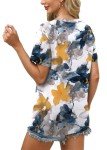 Plus Size Floral Summer Tops for Women