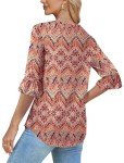 Chic 3/4 Sleeve Summer Blouse for Women