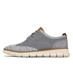 Men's Grey Casual Knit Dress Sneakers Under $10