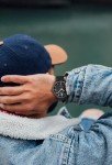 Men's Waterproof Minimalist Analog Watch - Black