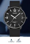 Men's Waterproof Minimalist Analog Watch - Black