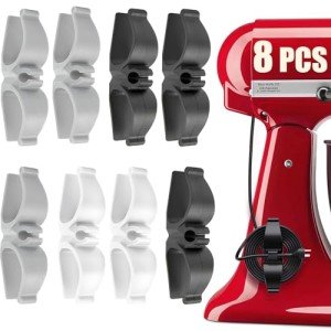 8-Pack Cord Organizers for Kitchen Appliances