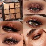 Neutral Brown Eyeshadow Palette - 9 Color Set