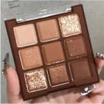 Neutral Brown Eyeshadow Palette - 9 Color Set