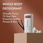 Coconut & Vanilla Deodorant Stick – 72 Hour Protection