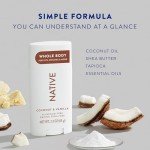 Coconut & Vanilla Deodorant Stick – 72 Hour Protection